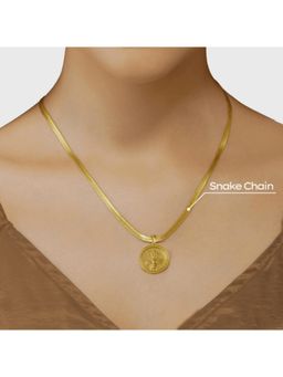 ZARIIN - Power Of Belief Coin Necklace - Wisdom And Romance