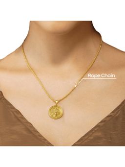 ZARIIN - Power Of Belief Coin Necklace - Bee