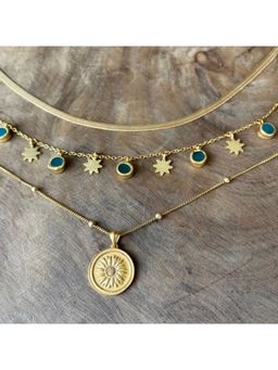 ZARIIN - Claim Your Power Layered Necklace Look (Set Of 3 Necklaces )