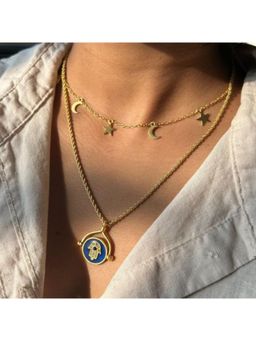 ZARIIN - Travel In Style And Protection (Set Of 2 Necklaces)