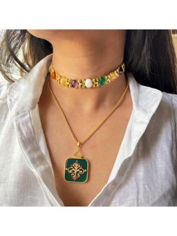 ZARIIN - Colour Crush Layering Necklaces