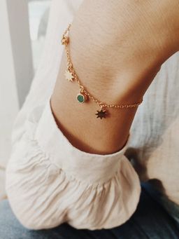 ZARIIN - Stars Of Dreams Green Bracelet