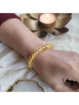 ZARIIN - Citrine Bead Bracelet For Joy And Success