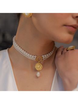 ZARIIN - Roaring To Go Pearl Necklace