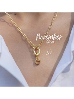ZARIIN - November Birthstone Charm - Citrine