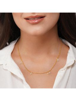 ZARIIN - Mama Letter Necklace