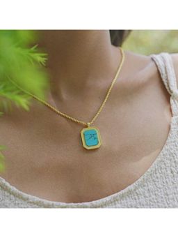 ZARIIN - Soul Soothe Pendant Necklace With Turquoise - Relationships