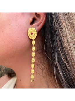 ZARIIN - Floral Legacy Statement Earrings