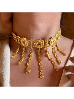 ZARIIN - Floral Legacy Choker Necklace