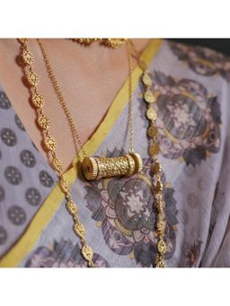 ZARIIN - Scrolls Of Time Pendant Necklace