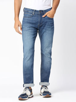 Pepe Jeans - Vapour Slim Fit Mid Waist Jeans Blue