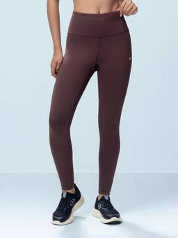 LOTTO - Women's Play Performance Training Dark Brown Leggings