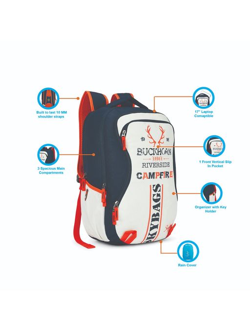 Skybags Strider 02 Blue SKYBAGS STRIDER 02 SCHOOL BAG 25 L Backpack