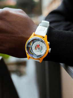 THE ELECTRICIANZ - Cable Z Inhouse Electric Module 4 Led Silver Mens Watch - Zz-A1A 02-Crw (M)