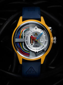 THE ELECTRICIANZ - Zz-A1A 02 Nylon Swiss Design 4 Led Inhouse Electric Module Watch for Men (M)