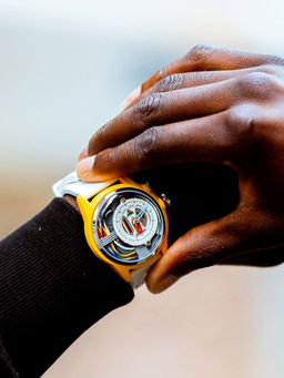 THE ELECTRICIANZ - Cable Z Inhouse Electric Module 4 Led Silver Mens Watch - Zz-A1A 04-Crw (M)