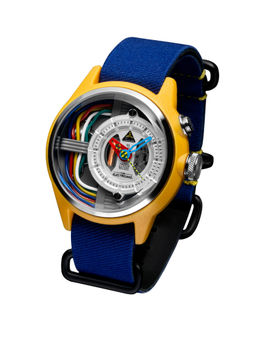 THE ELECTRICIANZ - Cable Z Inhouse Electric Module 4 Led Silver Mens Watch Zz-A1A 04-Nfb (M)