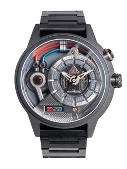 THE ELECTRICIANZ - Dark Z 4 Led Inhouse Electric Module Watch for Men - Zz-A3C 05-Msd (M)