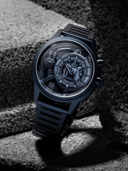 THE ELECTRICIANZ - Zz-A4C 03 Steels 5 Led Nightlight Inhouse Electric Module Watch for Men (M)