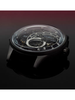 THE ELECTRICIANZ - Hybrid E-Gun Automatic 5 Led Black Round Dial Mens Watch - Zz-B1C 07-Clb (M)