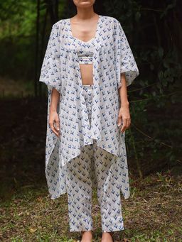 Myoho - Water Petal Top and Pant with Cape