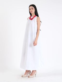 Le Concept - Celeste White Linen Maxi Dress