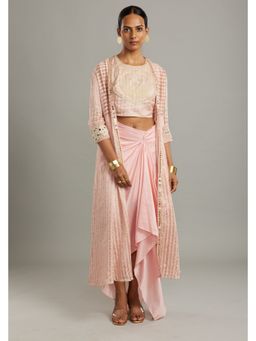 Myoho - Banarsi Stripe Top and Skirt with Cape