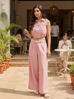 House of Fett - Pink Namsan Top and Pant