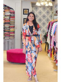 Pink Tree - Multi-Color Modal Blazer with Pant