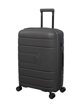 it luggage - Eco Tough Grey Medium 24 Inches Expandable Hardsided Trolley Bag With TSA Lock