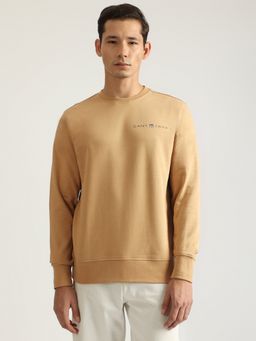GANT - Beige Solid Pullover Style Sweatshirt