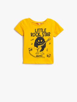 Koton - Boys Yellow T-shirt