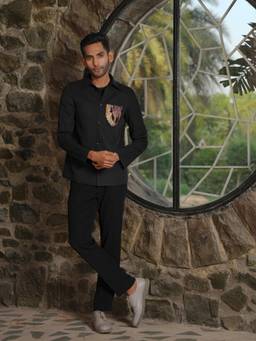 HILO DESIGN - Stirrup - Black British Fabric Co-Ord Set