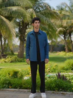 HILO DESIGN - Sleek - Teal Blue 4-Way Stretch Co-Ord Set