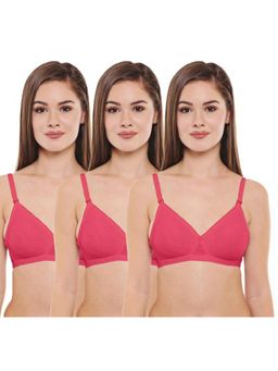Bodycare - Pack of 3 Seamless Cup Bra In Coral Colour