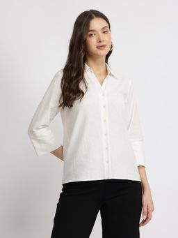 FableStreet - Classic Cotton Shirt - White