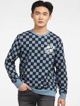 Jack & Jones - Blue All Over Print Sweatshirt
