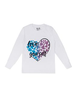 Bodycare - White Round Neck Full Sleeves Sweatshirt