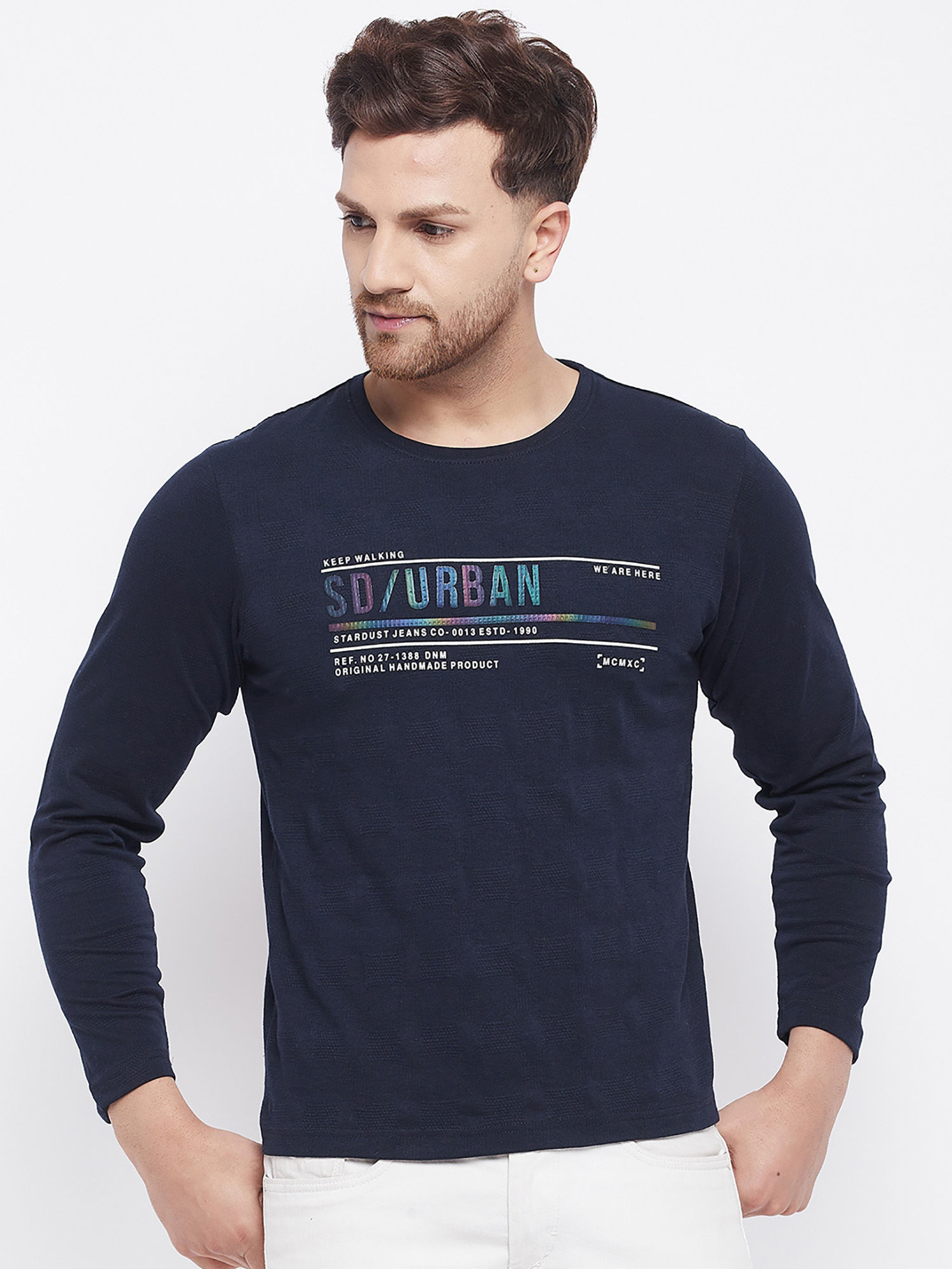 Buy Duke Stardust Printed Blue Men Full 