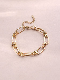 Palmonas - Bold Metal Link Chain Bracelet For Women - Waterproof And Anti-Tarnish