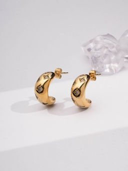 Palmonas - Moonlit Hoops For Women - Waterproof And Anti-Tarnish