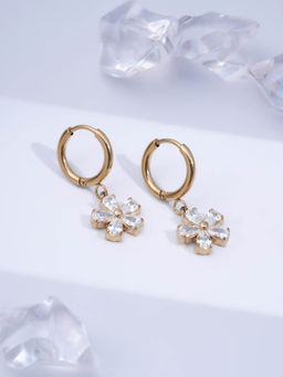 Palmonas - Gilded Garden Hoops For Women - Waterproof And Anti-Tarnish