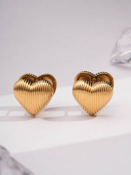 Palmonas - Lustra Thread Love Studs For Women - Waterproof And Anti-Tarnish