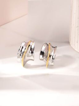 Palmonas - Artistic Folded Drop Earrings For Women - Waterproof And Anti-Tarnish