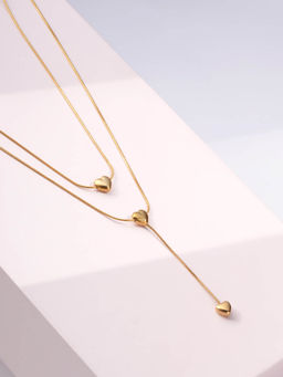 Palmonas - Double Layered Golden Coin Necklace For Women - Waterproof And Anti-Tarnish