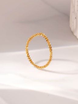 Palmonas - Bold Woven Statement Ring For Womens - Waterproof And Anti-Tarnish