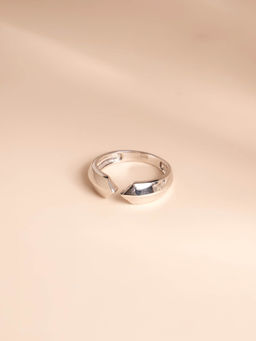 Palmonas - 925 Sterling Silver Unity Gap Unisex Ring