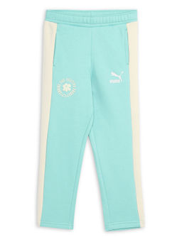Puma - Classics Bubblebloo Girl Green Knitted Trackpant