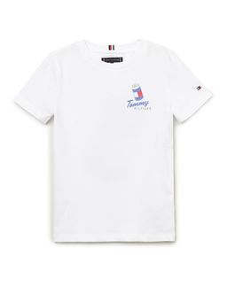 Tommy Hilfiger - Boys Logo Regular-Fit Cotton T-shirt