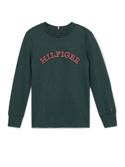 Tommy Hilfiger - Boys Logo Regular Fit Cotton T-shirt